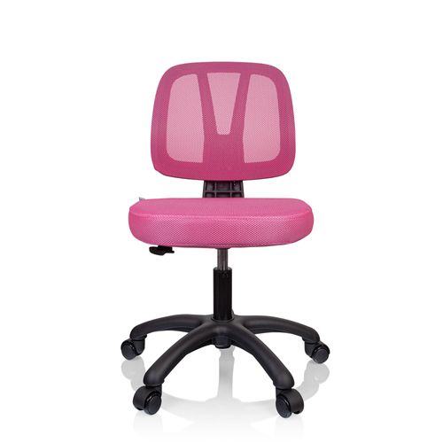 Chaise Pour Enfant / Chaise De Bureau Pour Enfant Kid Yu 200 Tissu Maille Rose Hjh Office