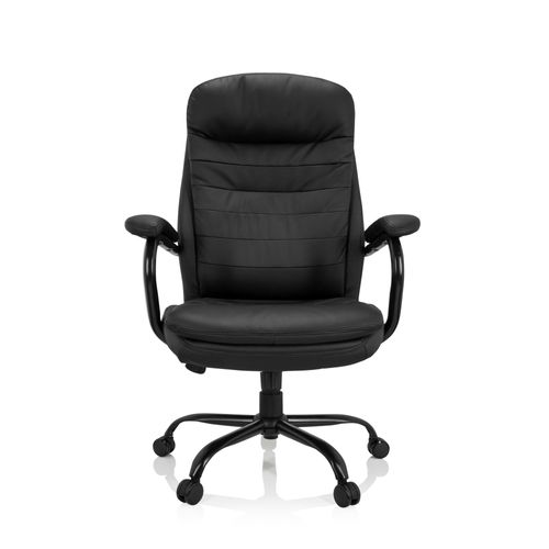 Siège De Bureau / Fauteuil De Direction Relax Xxl B Pu Noir Hjh Office