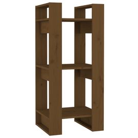 Vidaxl Bibliothèque/Cloison Marron Miel 41x35x91 Cm Bois Massif