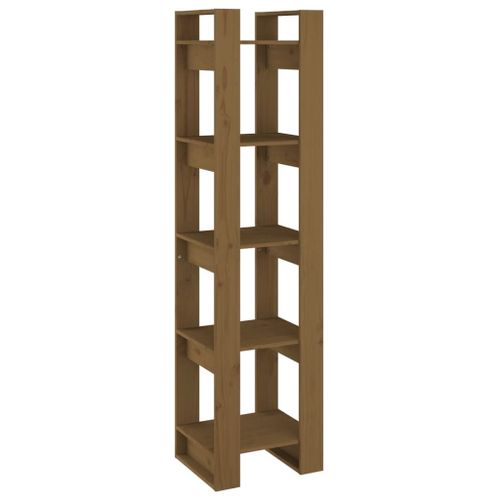 Vidaxl Bibliothèque/Cloison Marron Miel 41x35x160 Cm Pin Solide