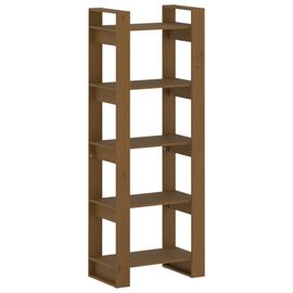 Vidaxl Bibliothèque/Cloison Marron Miel 60x35x160 Cm Bois Massif
