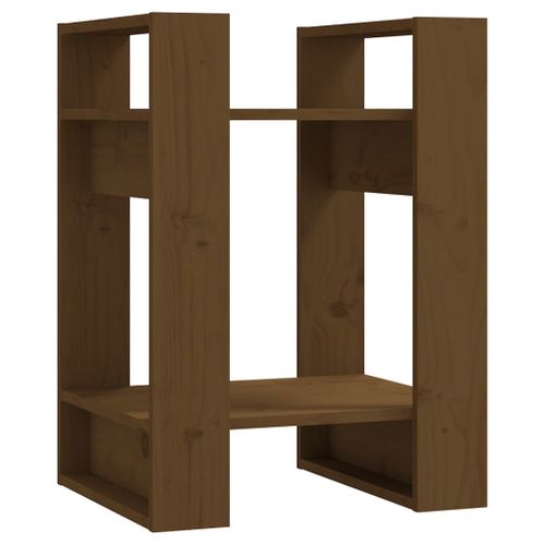 Vidaxl Bibliothèque/Cloison Marron Miel 41x35x57 Cm Pin Solide
