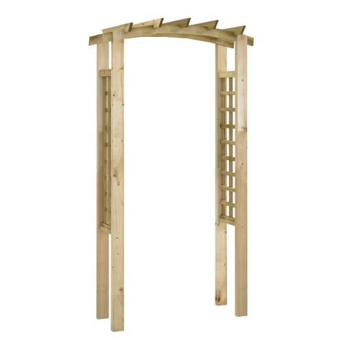 Vidaxl Arche En Treillis 110x60x210 Cm Bois De Pin Massif Imprégné