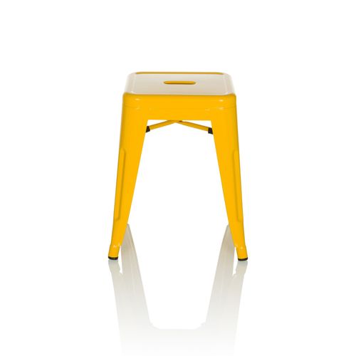 Tabouret Vantaggio Métallique Jaune Hjh Office