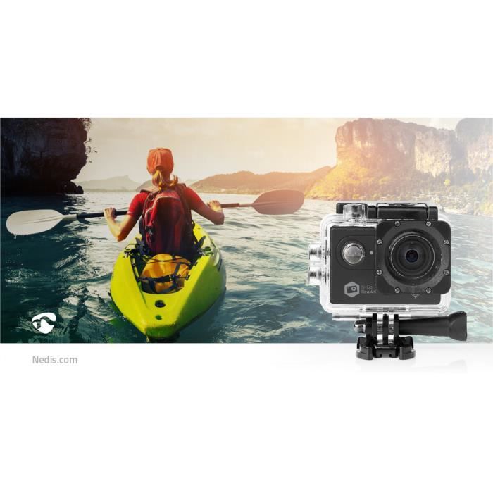 Nedis - Caméra sport Type GOPRO 5 MPixel + Support Étanche 30.0 m