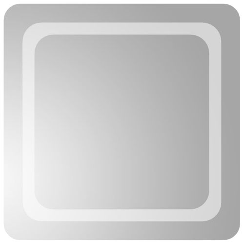 vidaXL Miroir de salle de bain à LED 50x50 cm