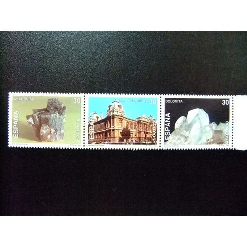 110 Espagne 1995 / Minéraux D'espagne / Edifil 3343 / 3345 Mnh Yvert 2935 / 2937 ** Mnh