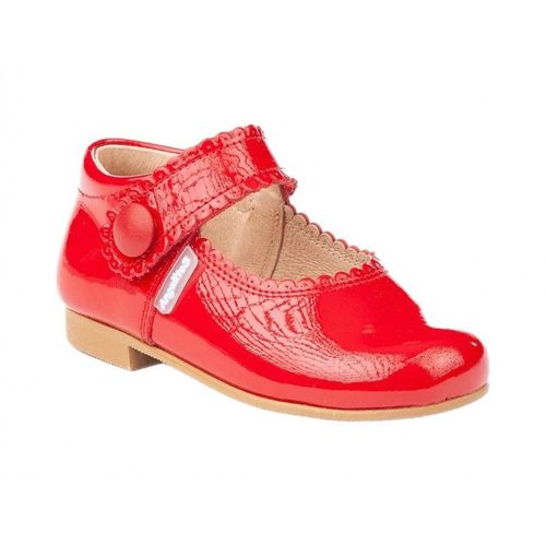 Angelitos 1502 Charol Rojo Cuir Verni Rouge