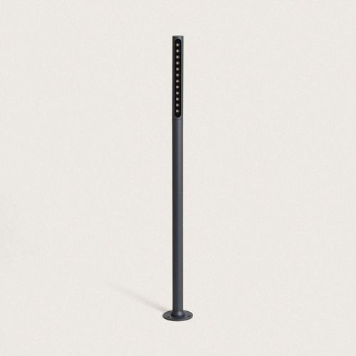 Balise Extérieure Led 9w Sur Pied 80cm En Saillie Aidan Anthracite