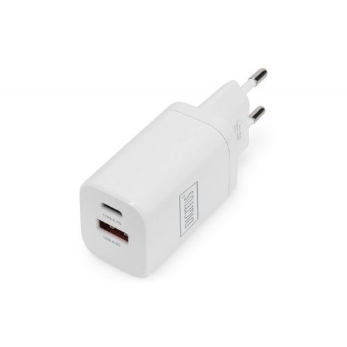Adap Digitus 1x Usb-a 1x Usb-c Charging White