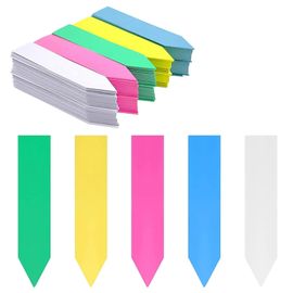 100 Pièces Ensemble Plastique Plante étiquettes Jardin Marqueurs Jardinage Nom étiquettes Herbes