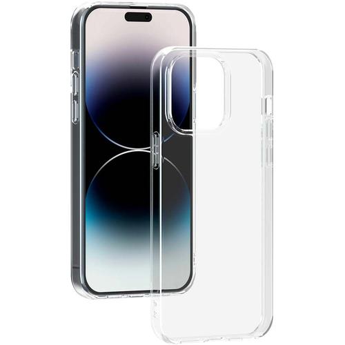 Coque Iphone 14 Pro Max Silisoft Souple Transparente - Origine France Garantie Bigben