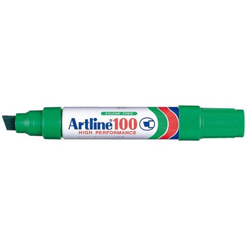 Marqueur - Vert - Indélébile - Permanent - Pointe Large - Tous Supports - Artline100