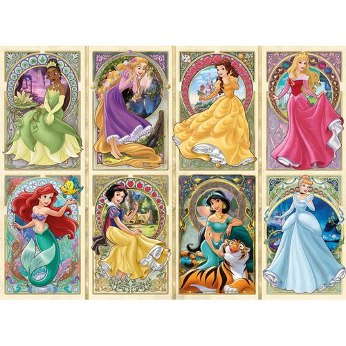 Puzzle Puzzle 1000 P - Disney Princesses Art Nouveau