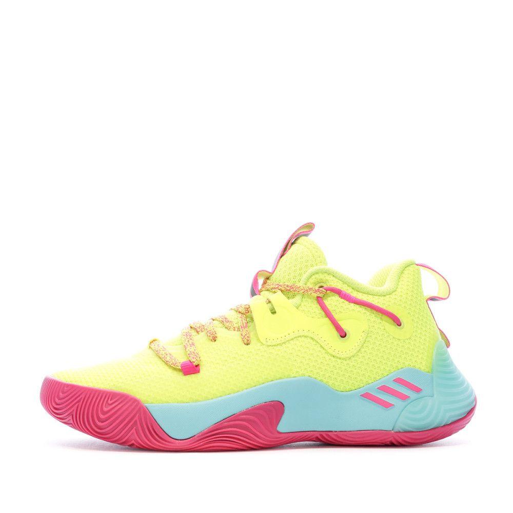 Baskets De Basketball Jaune Fluo Mixte Adidas Harden Stepback 3 Rakuten