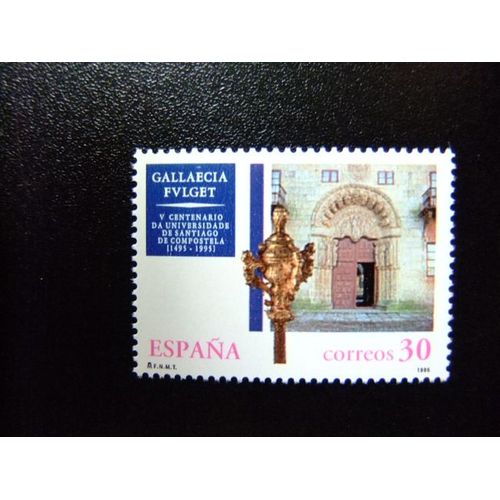 110 Espagne 1995 / V Centenaire Université De Santiago De Compostela / Edifil 3389 ** Yvert 2975 ** Mnh
