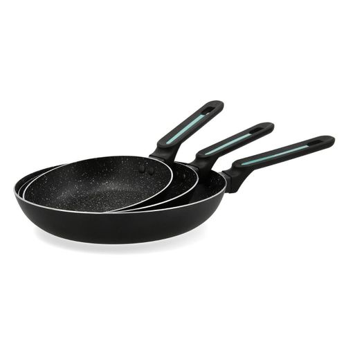Ensemble De Poêle Quid Oasis Noir Métal 3 Pièces