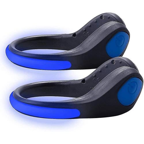 2-Pack Led Shoe Clip Light Rainproof Lumineux Clignotant Lumineux Ni