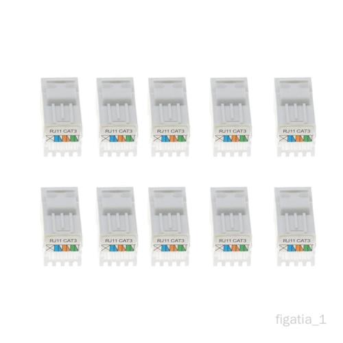 10pc Outils SnapIn Insert RJ11 Pour Téléphone Vocal DSL