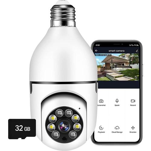 Caméra de surveillance 360 sans fil WIFI