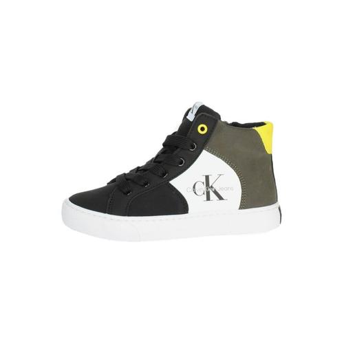 Calvin Klein V3x9s80366 High Top Lace Amarillo Jaune