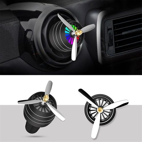 Arôme De Parfum De Ventilateur De Sortie De Climatisation De Voiture De Lumière Led