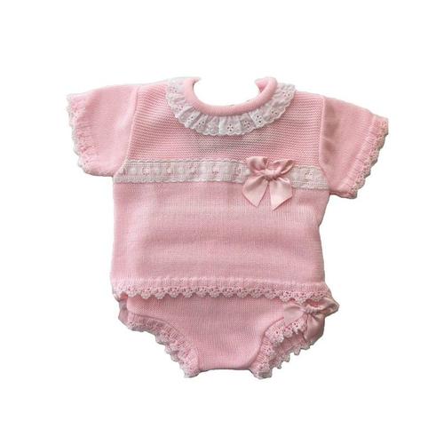 Baby Fashion 621 Traje Punto Corteo Rosa