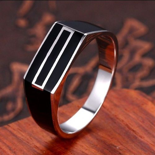 Bague En Argent Massif S925 Pour Homme Et Femme, Petite Bague Carrée Simple, Colle En Cristal À La Mode