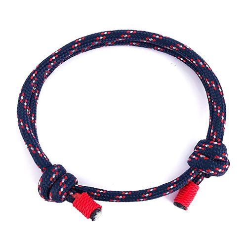 Zense - Bracelet Marin Cordon Bleu Ajustable Pour Les Hommes Zb0339