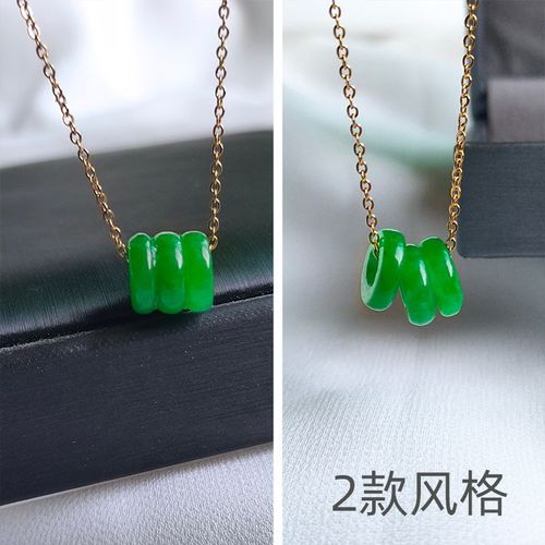 Collier Avec Pendentif Circulaire En Argent 925, Vert Naturel 10mm, Sculpture À La Main, Amulette À La Mode, Cadeaux Porte-Bonheur, Chaîne De Pull Pour Femme