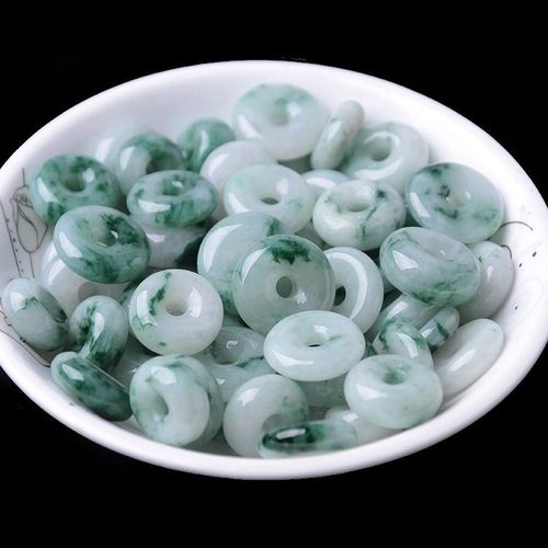 Perles En Jade Émeraude Naturelle, 16-17mm, 5 Pièces, Bricolage, Bracelet, Pendentifs, Breloque, Bijoux, Accessoires, Amulette, Cadeaux Pour Femmes Et Hommes