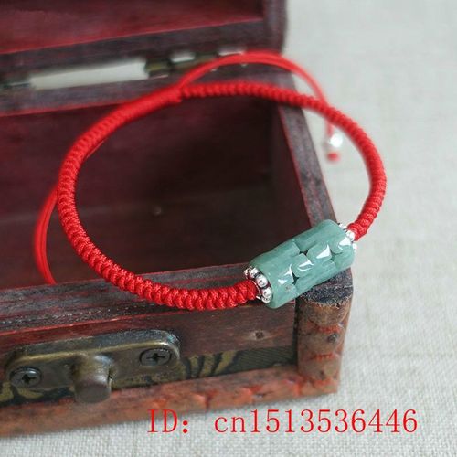 Bracelet De Perles D'émeraude En Jade Naturel Pour Femmes, Bijoux Faits À La Main, Porte-Bonheur, Mode, Cadeau D'amitié, Rouge