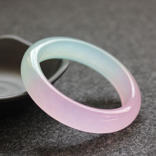 Bracelet Chinois En Jade Rose Vert 52-64mm, Bijoux À Breloques, Accessoires De Mode, Sculpté À La Main, Amulette Porte-Bonheur Pour Homme Et Femme, Cadeaux