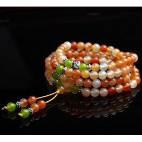 Bracelet En Agate Jade De Couleur Naturelle 6mm, Bijoux En Perles, Breloques De Mode, Accessoires Sculptés À La Main, Amulette Porte-Bonheur, Cadeaux Pour Femmes