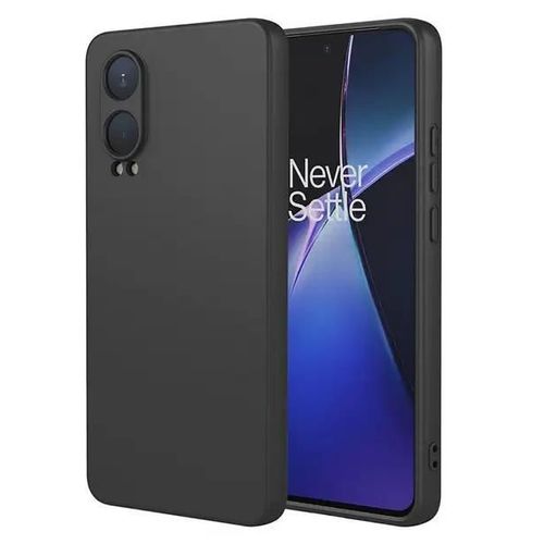 Coque Pour Oneplus Nord Ce4 Lite 5g - Housse Etui Silicone Gel Fine + Verre Trempe - Noir