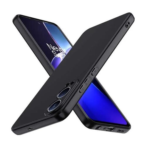 Coque Pour Oneplus Nord Ce4 Lite 5g - Housse Etui Silicone Gel Fine + Film Ecran - Noir