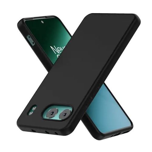 Coque Pour Oneplus Nord 4 - Housse Etui Silicone Gel Fine + Verre Trempe - Noir