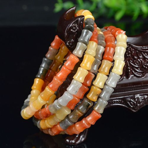 Bracelet Élastique En Jade Doré Naturel Pour Femmes, Perles De Goutte D'eau, Accessoires De Bricolage, Amulette Tricotée À La Main, Bijoux Porte-Bonheur