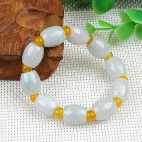 Bracelet De Perles De Lotus En Jade Naturel Émeraude 10-18mm, Bracelet Réglable, Breloque, Bijoux, Accessoires De Mode, Amulette Sculptée À La Main Pour Homme