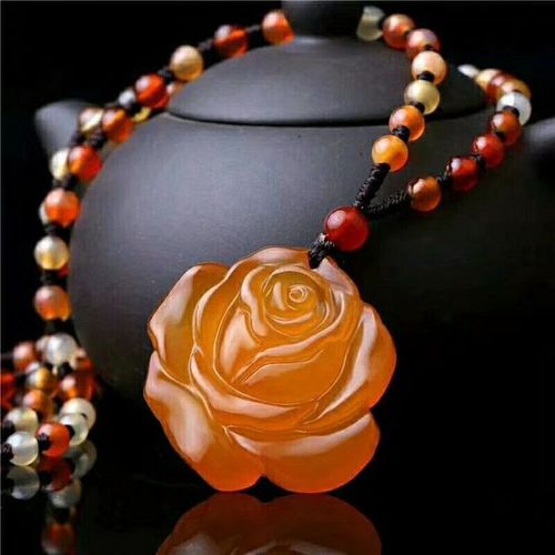 Pendentif En Agate Naturelle Calcédoine Rose, Collier De Perles, Bijoux De Charme, Accessoires De Mode Sculptés À La Main Pour Homme Et Femme, Amulette Porte-Bonheur, Cadeaux