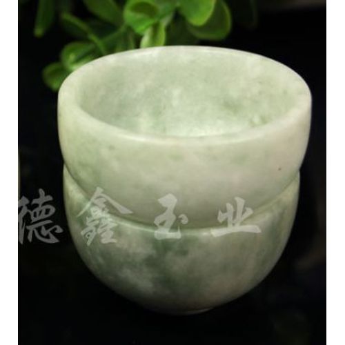 Verre À Vin En Jade Blanc Naturel, 2 Pièces, Tasse De Style Chinois, Sculpté À La Main, Artisanat, Cadeaux De Charme, Nouveau