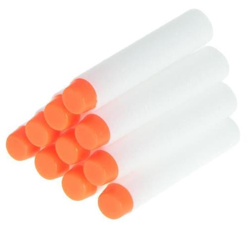 Flèches De Remplacement Pour Nerf 10 Pièces Blanches