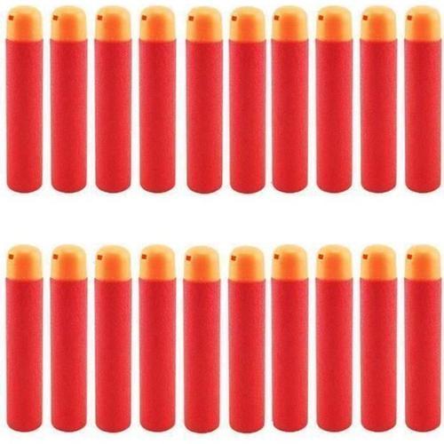 Stillcool® 60pcs Fléchettes Recharges Balle Darts Rouge Compatible Pour Nerf N-Strike Mega Elite