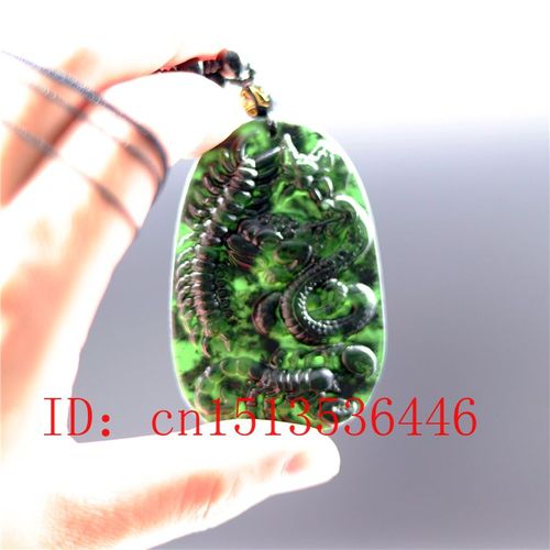 Pendentif En Obsidienne Naturelle Pour Hommes Et Femmes, Bijoux Amulette À La Mode
