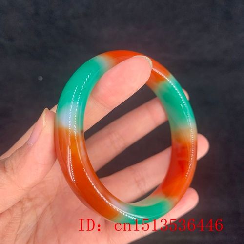 Bracelet En Agate Et Calcédoine Naturelle Authentique, Breloque En Jade, Bijoux, Accessoires, Amulette Sculptée À La Main, Cadeaux Pour Femmes Et Hommes