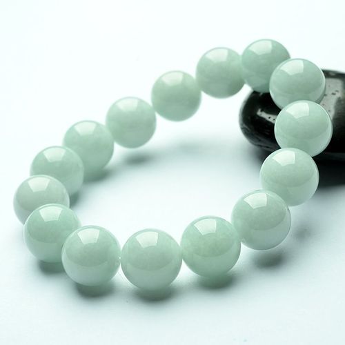 Bracelet Élastique En Perles D'émeraude Naturelle, Collier Rond En Jade, Accessoires De Bijoux, Amulette Porte-Bonheur Fait À La Main Pour Hommes Et Femmes, Bricolage, 13mm