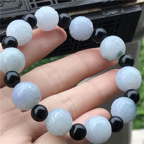 Bracelet Élastique En Perles D'émeraude Naturelle, Collier Rond En Jade, Bijoux À La Mode, Amulette Porte-Bonheur Fait À La Main Pour Homme Et Femme, Nouveau, 13mm