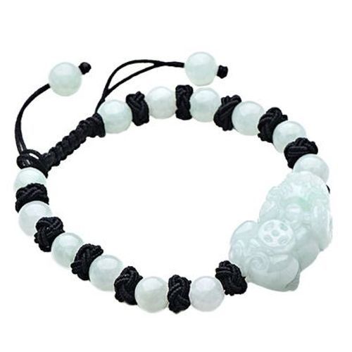 Bracelet En Jade Naturel, Émeraude 8mm, Perles, Accessoires, Bricolage, Breloque, Bijoux À La Mode, Sculpté À La Main, Amulette Porte-Bonheur Pour Homme Et Femme