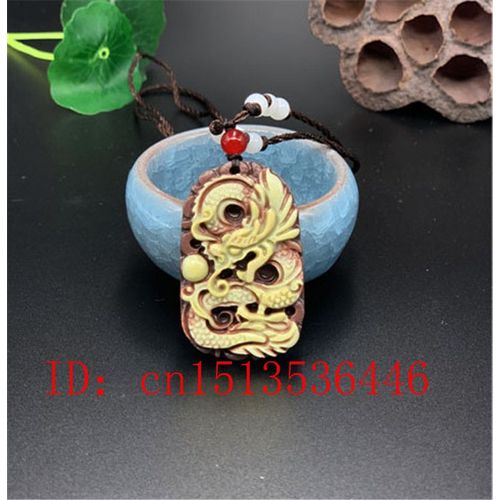 Pendentif Dragon Jade Naturel Chinois, Collier De Perles, Bijoux, Accessoires De Mode, Sculpté À La Main, Amulette Porte-Bonheur Pour Homme, Cadeaux