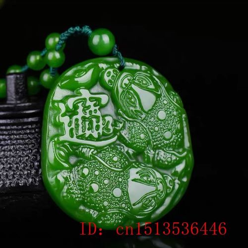 Collier Pendentif En Jade Vert Naturel Doré, Bijoux, Accessoires De Mode, Sculpté À La Main, Amulette Porte-Bonheur Pour Homme, Chaîne De Pull